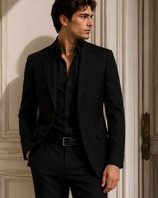 Blazer Rive Droite Noir