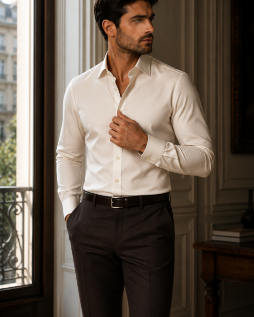Chemise Architecte Ivoire