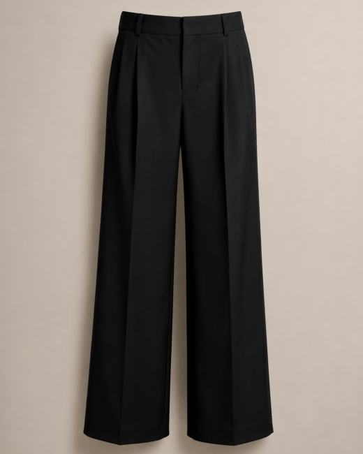 Pantalon Atelier Fluide Noir