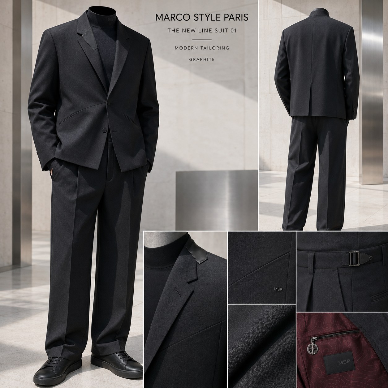 Costume Nouvelle Ligne 01 — Graphite