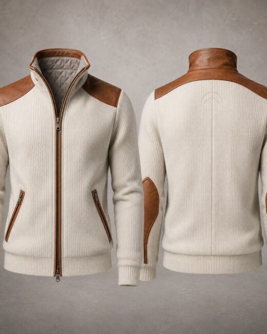 Cardigan Architecte Cognac