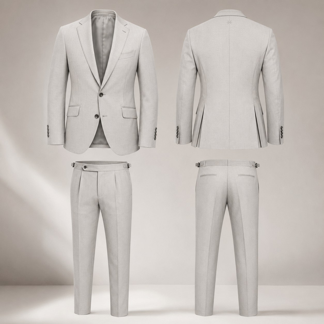 Costume Ligne Claire — Gris Perle
