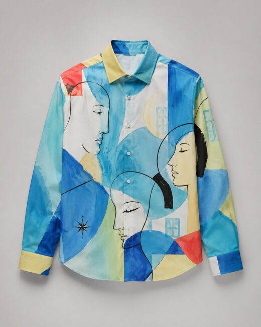 Chemise Rêverie Bleue