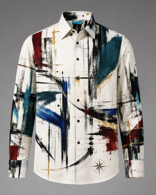 Chemise Cadence Abstraite