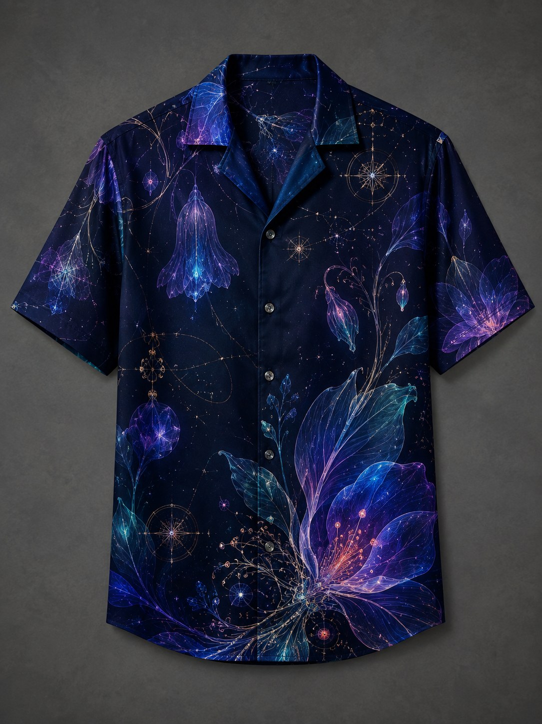 Chemise Camp Fleurs Célestes